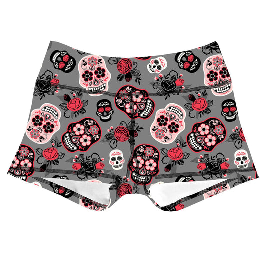 Performance Booty Shorts  - Skull Fiesta