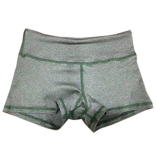 Performance Booty Shorts - Heather Olive