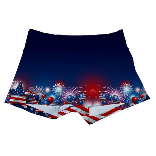 Performance Booty Shorts  - USA Party